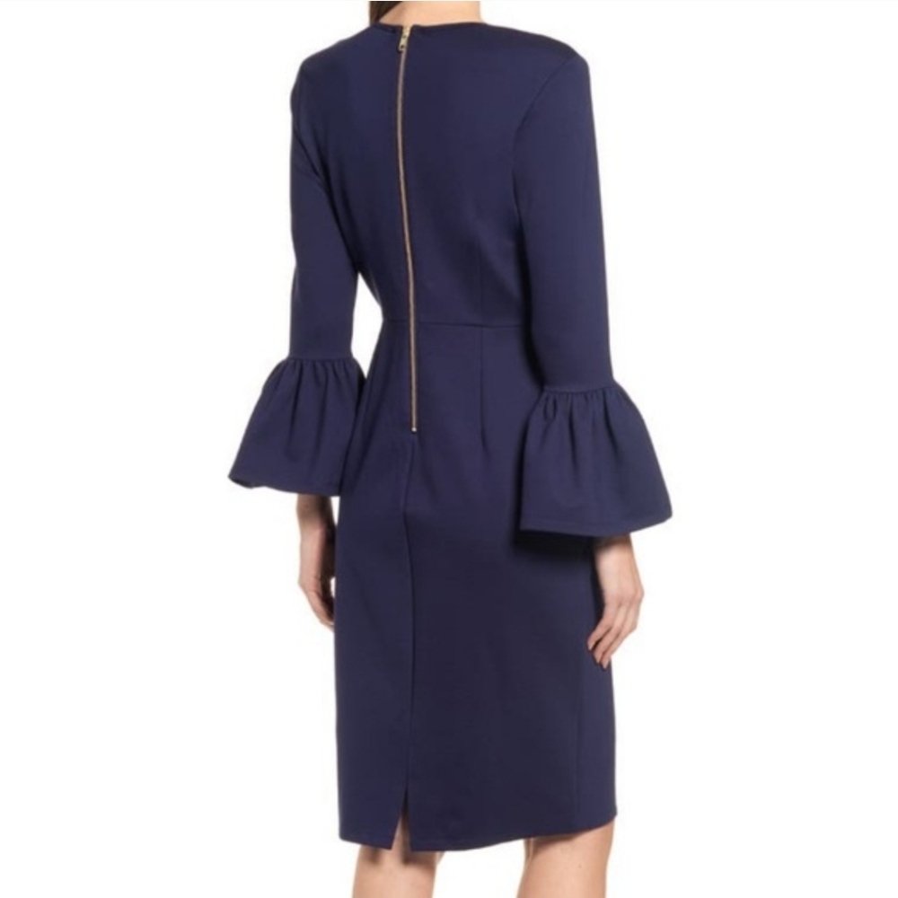 Rachel Parcell Dress XS Navy Blue Career Formal - Picture 2 of 8